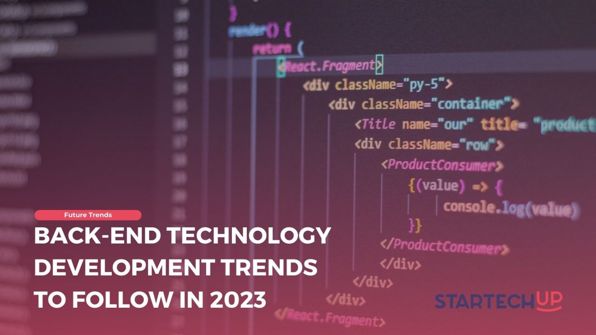 Tendances du développement des technologies dorsales à suivre en 2023.