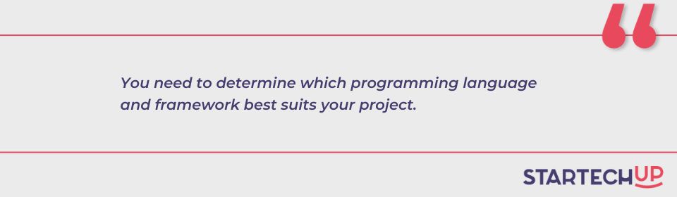 mejor lenguaje de programación y marco de trabajo