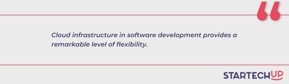 cloud infrastructure in software dev quote