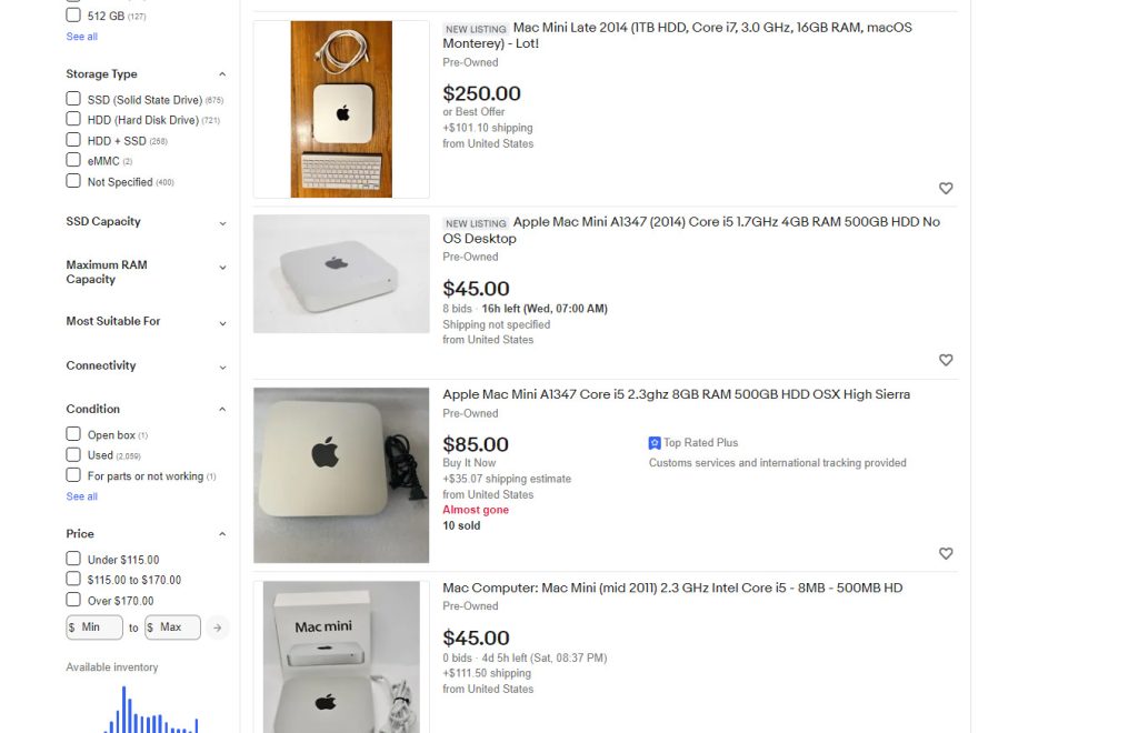 mac-mini-for-sale-on-ebay