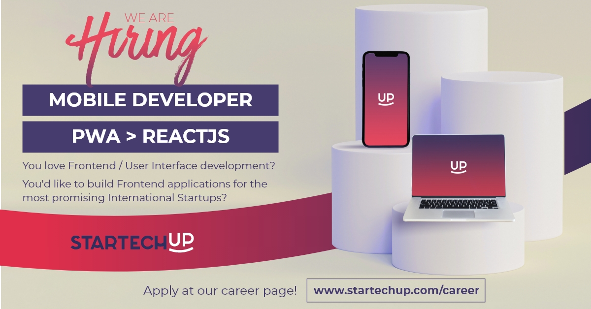 Job opening - Mobile developer - Reactjs - PWA