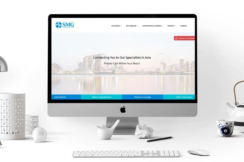 Nom du projet : Site web du groupe médical de Singapour